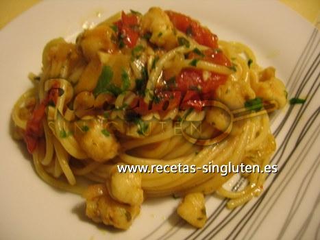 ricetta spaghetti alla coda di rospo senza glutine